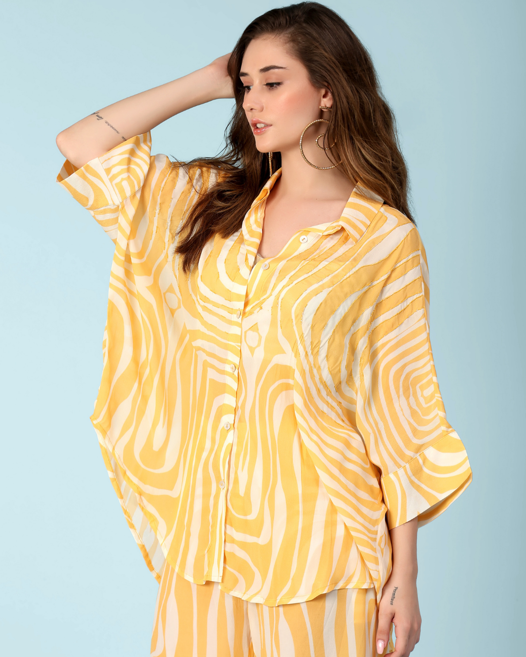 ATHENA STRIPES - YELLOW & WHITE