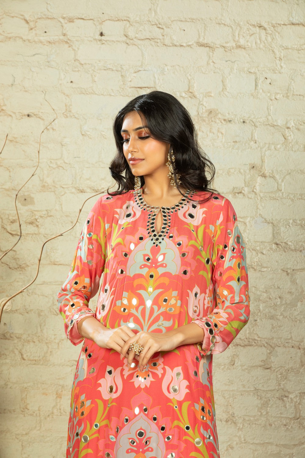 NEW CHANDINI BIG LOTUS - CORAL