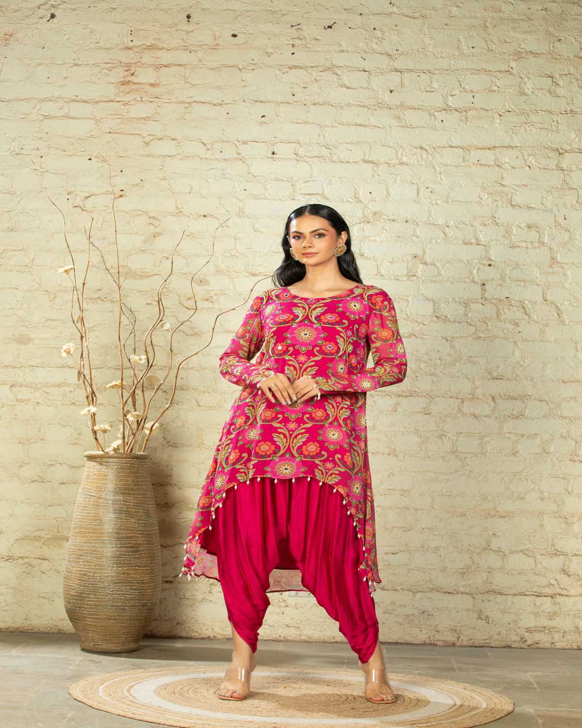 NUSRAT HIGH LOW - PINK