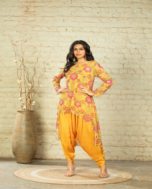 NUSRAT HIGH LOW - YELLOW