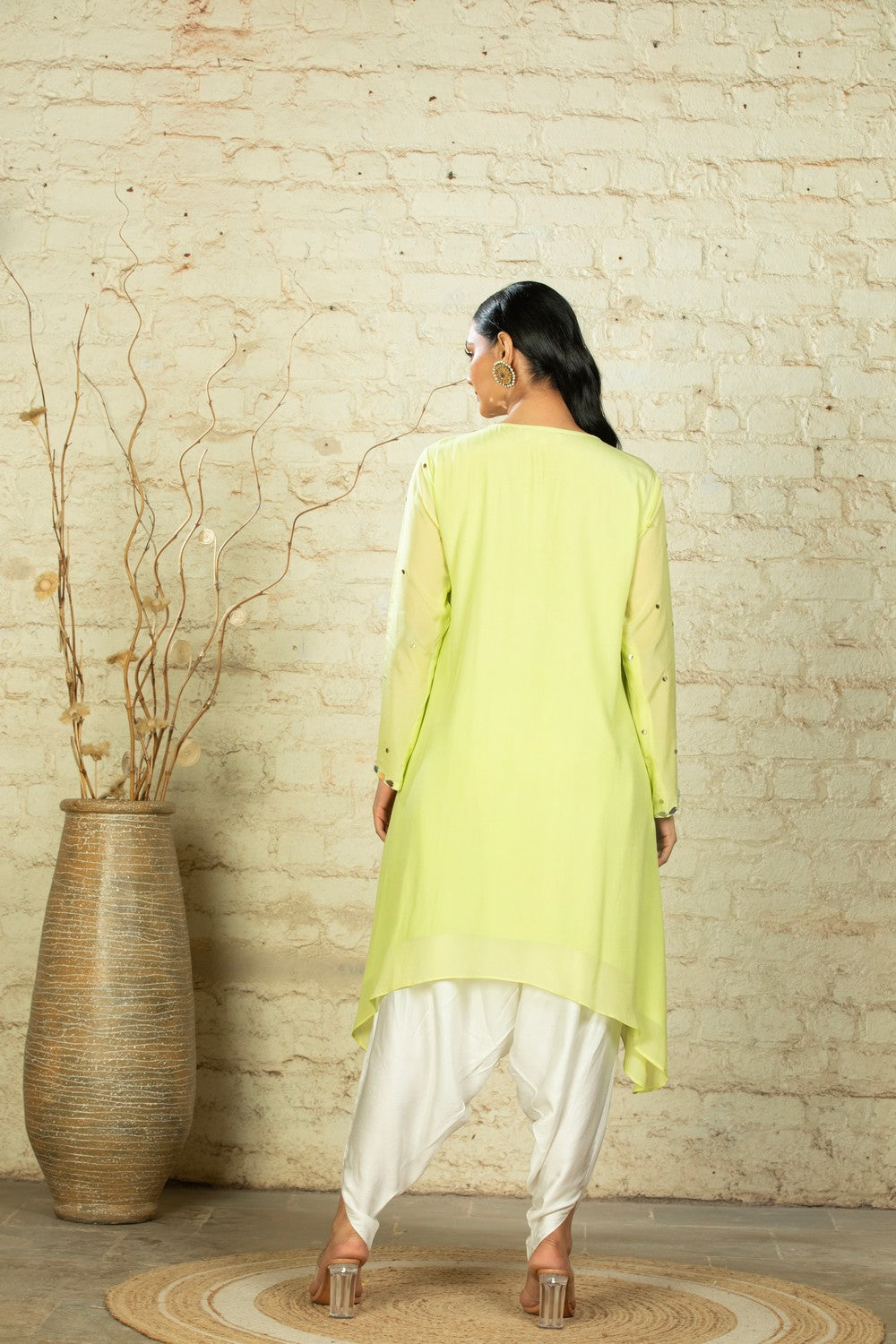 TARANA SOLID C CUT - LIME